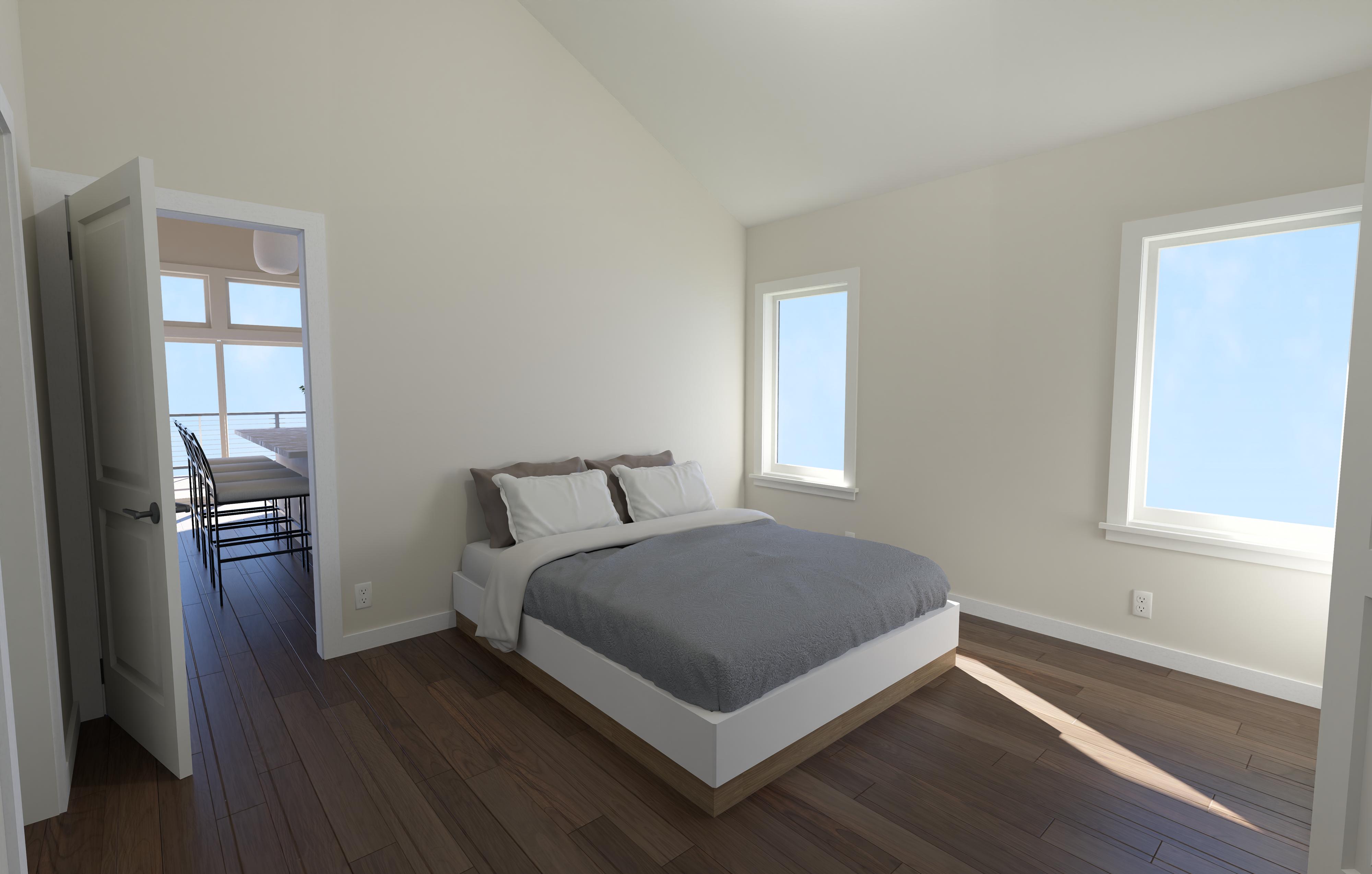 Driveway and garage view