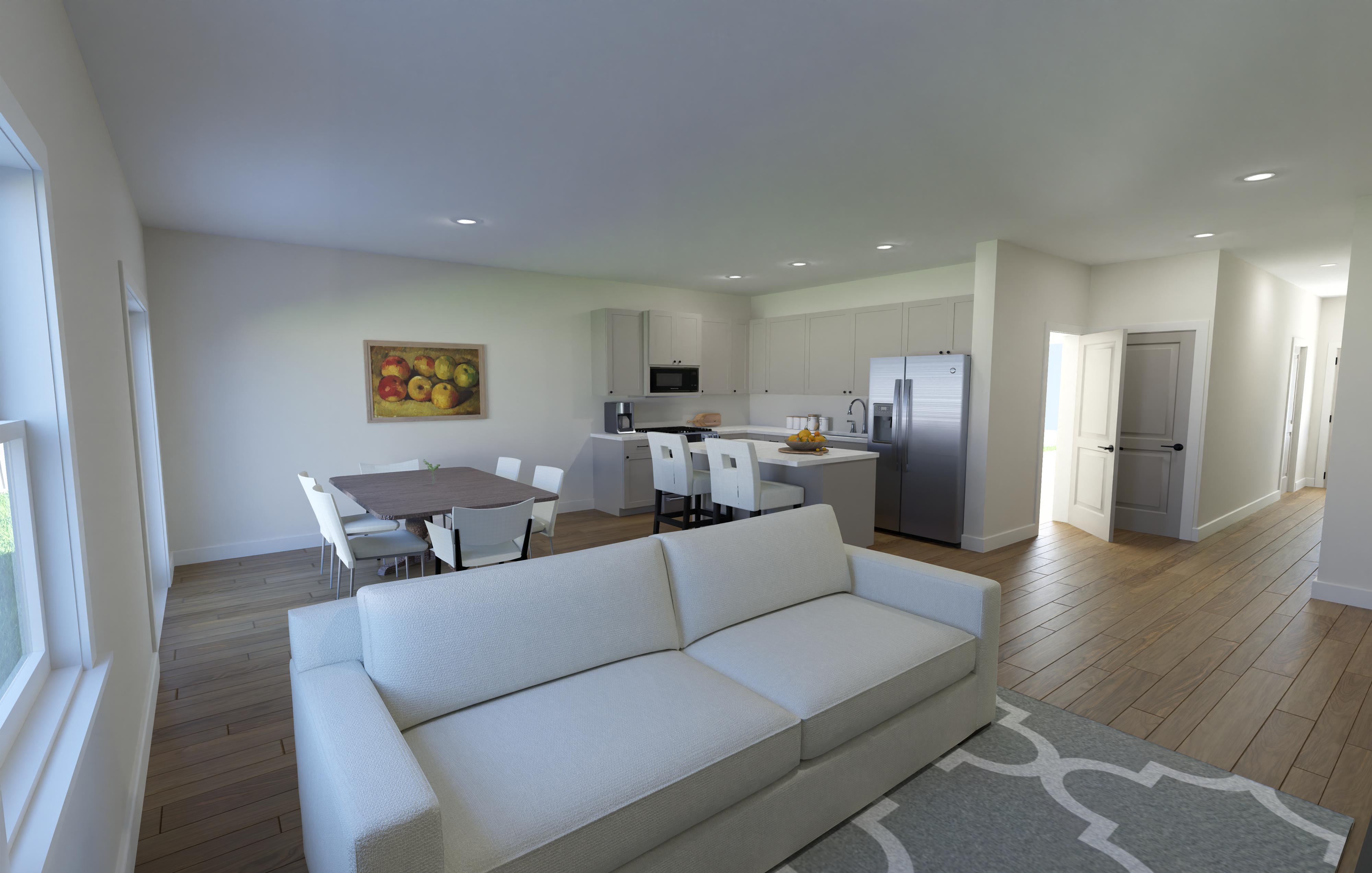 livingRoom view of the TwinYied duplex concept