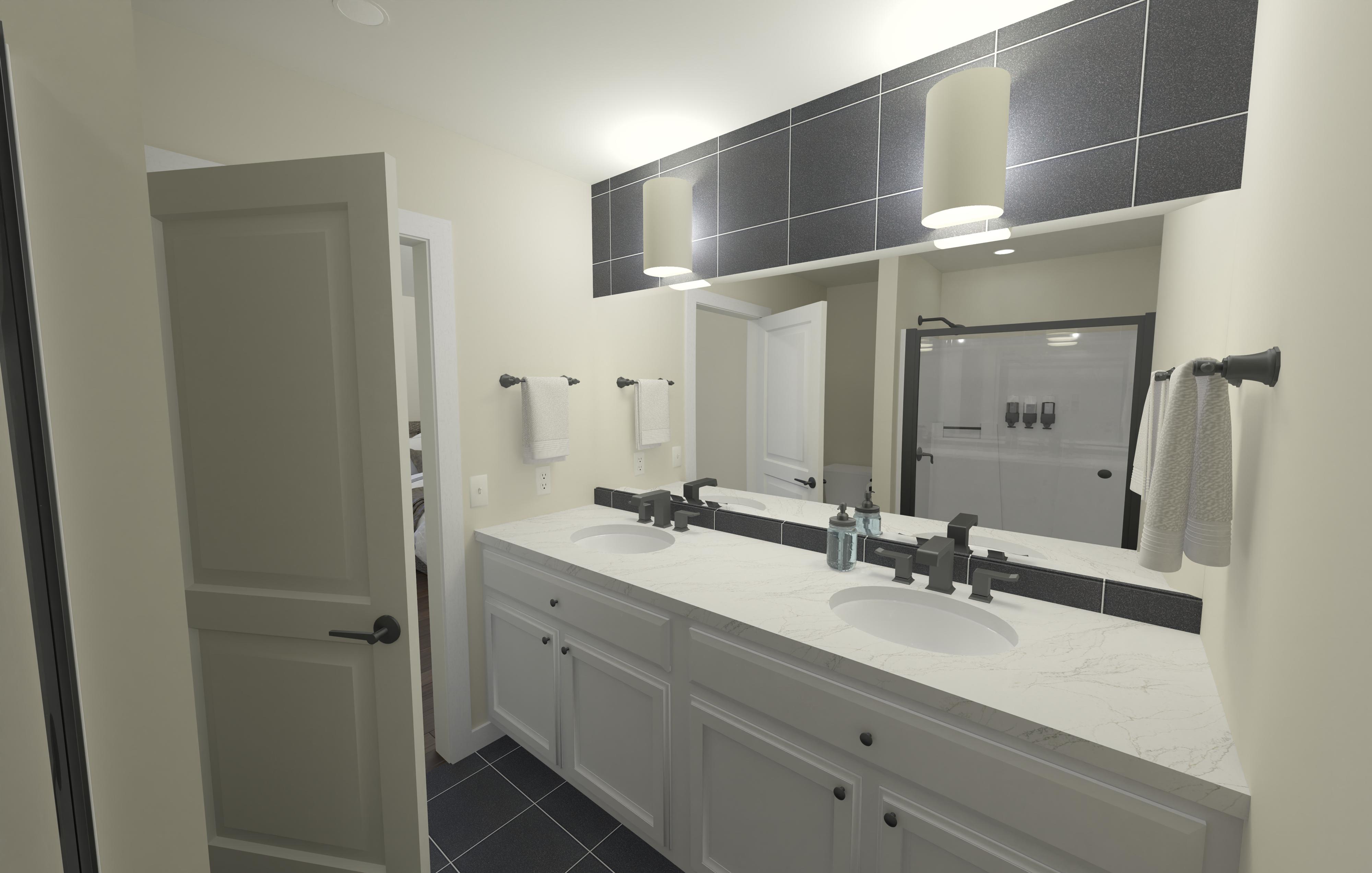 Driveway and garage view