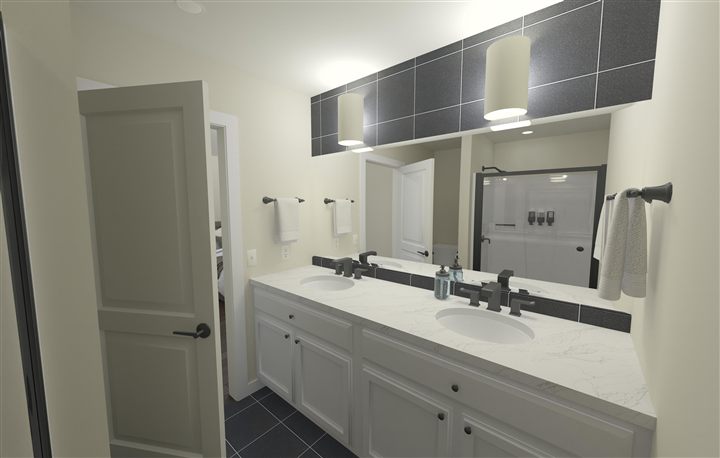 Primary bath — vacation home concept